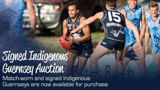 Match-worn, signed Indigenous Guernseys available for purchase!